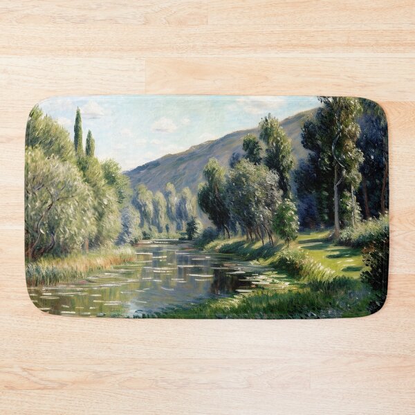 Item preview, The Arm of the Seine at Jeufosse designed and sold by artdesignsnow.