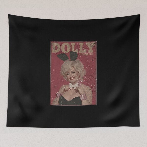 Item preview, Dolly Parton playboy bunny retro designed and sold by OscarLucas.