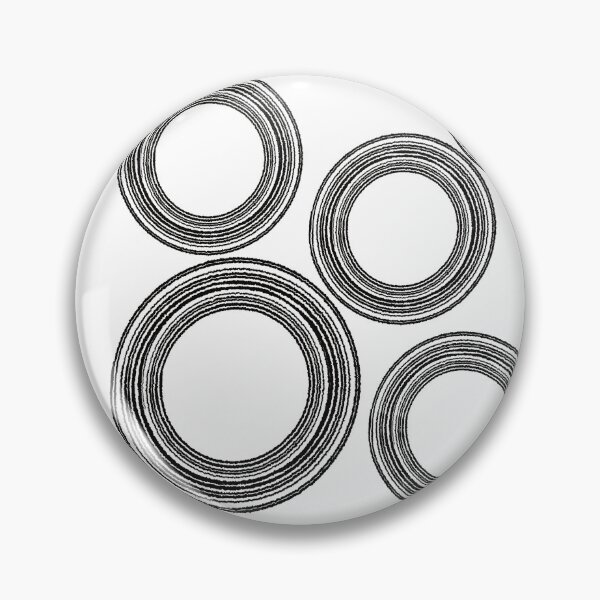 Item preview, Infinite Circles Minimalist Concentric Rings designed and sold by LittleHappiness by Kamollak .