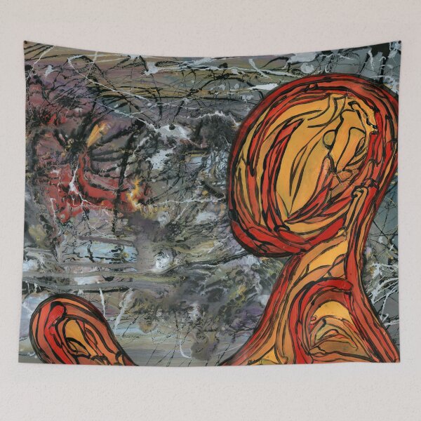 Item preview, Cosmic Soul & Chaotic Void – Expressive Dutch Art from Eindhoven designed and sold by Dwaalhaas.com.