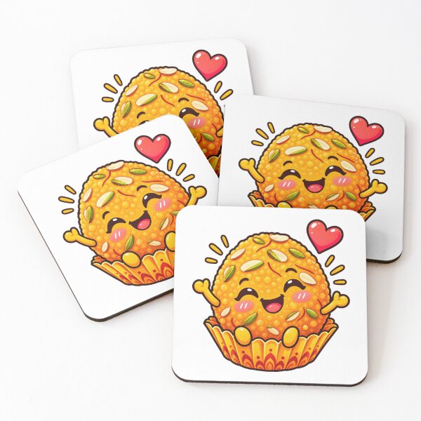 Item preview, Ladoo Love – Cute Diwali Sweet Cartoon Design | Indian Festival Dessert designed and sold by Globalcitytees.