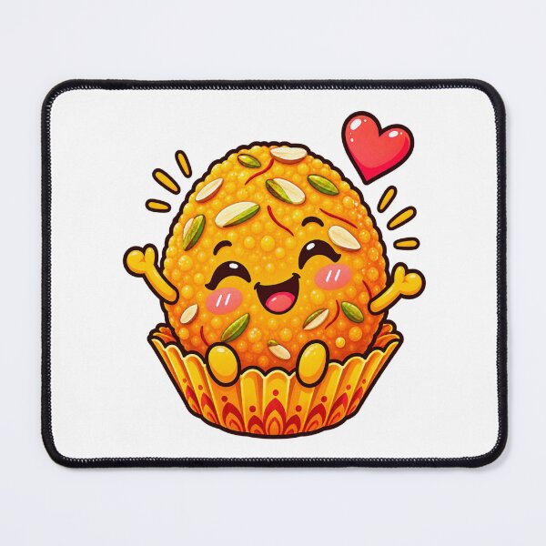 Item preview, Ladoo Love – Cute Diwali Sweet Cartoon Design | Indian Festival Dessert designed and sold by Globalcitytees.