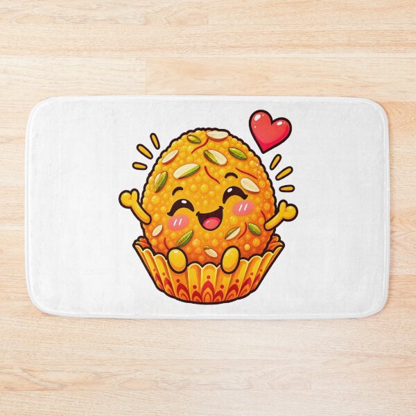 Item preview, Ladoo Love – Cute Diwali Sweet Cartoon Design | Indian Festival Dessert designed and sold by Globalcitytees.