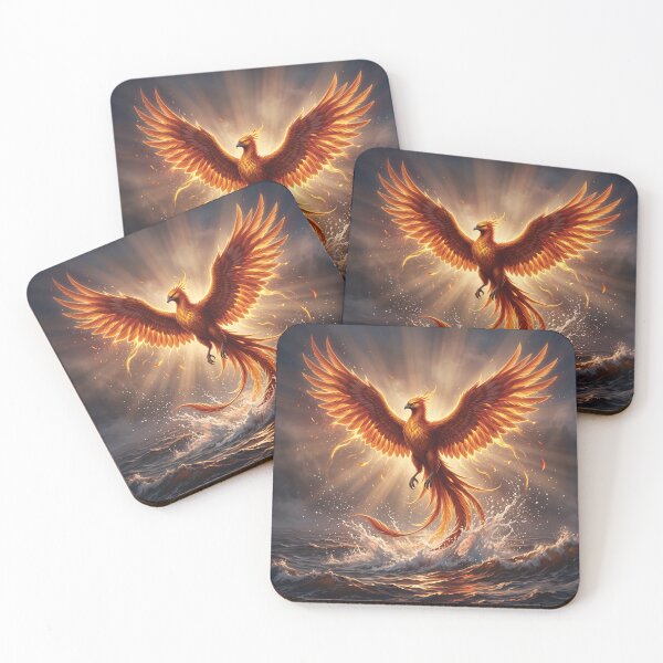 Item preview, Majestic Phoenix Rising from the Ocean designed and sold by MDKey DESIGN.