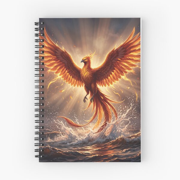 Item preview, Majestic Phoenix Rising from the Ocean designed and sold by MDKey DESIGN.