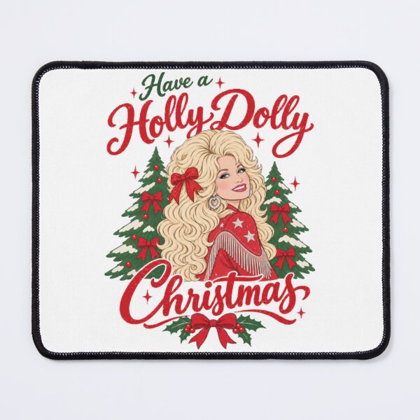 Item preview, Have A Holly Dolly Christmas Country Music designed and sold by DibriFine.