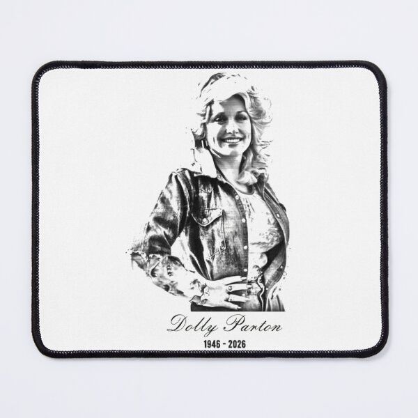 Item preview, In Memorial Dolly Parton Retro Dark designed and sold by DibriFine.