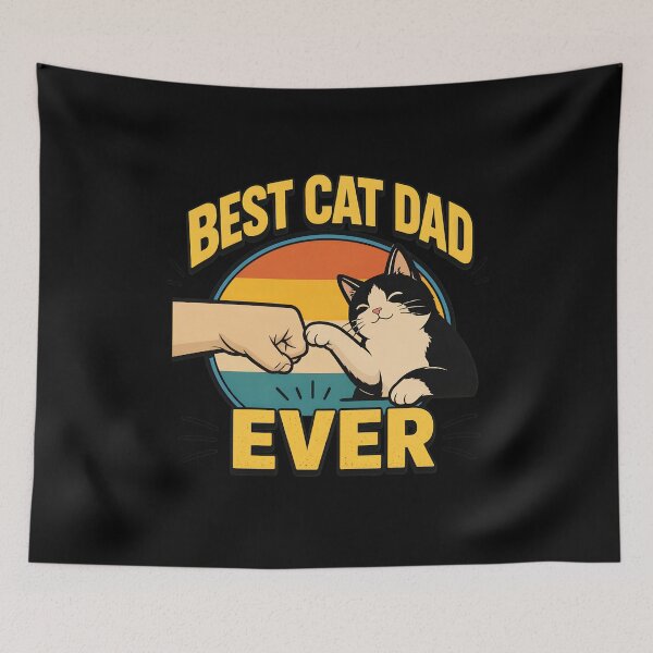 Item preview, Best Cat Dad Ever designed and sold by Tanjaberto.
