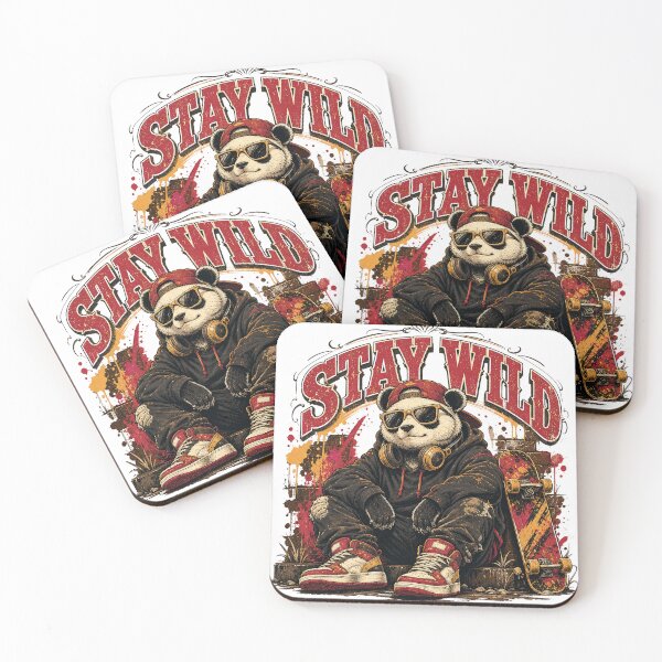 Item preview, Stay Wild Forever – Gothic Samurai Dark Aesthetic Streetwear designed and sold by BROWNEESHOUSE.