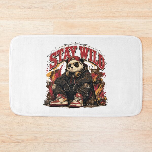 Item preview, Stay Wild Forever – Gothic Samurai Dark Aesthetic Streetwear designed and sold by BROWNEESHOUSE.