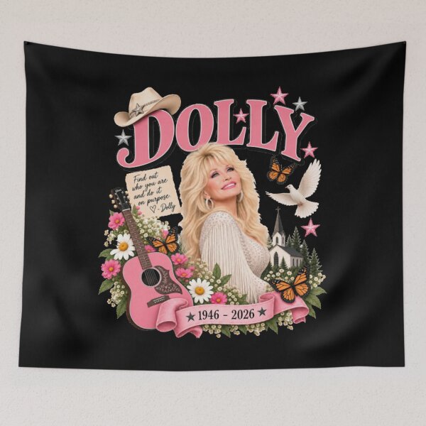 Item preview, Dolly Memorial RIP Country Music Legend Tribute designed and sold by DibriFine.
