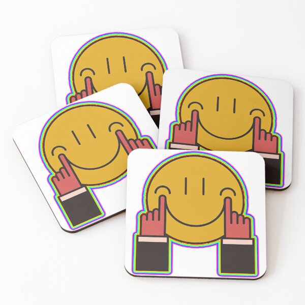 Item preview, Minimal Smile Face Cartoon Illustration designed and sold by ricobelpo.