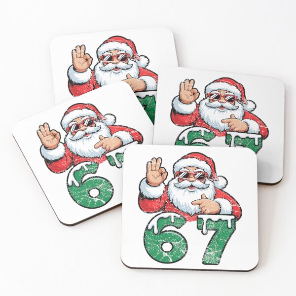 Item preview, Cool Santa 67th Birthday Christmas Vintage Distressed designed and sold by ZaDonShop.