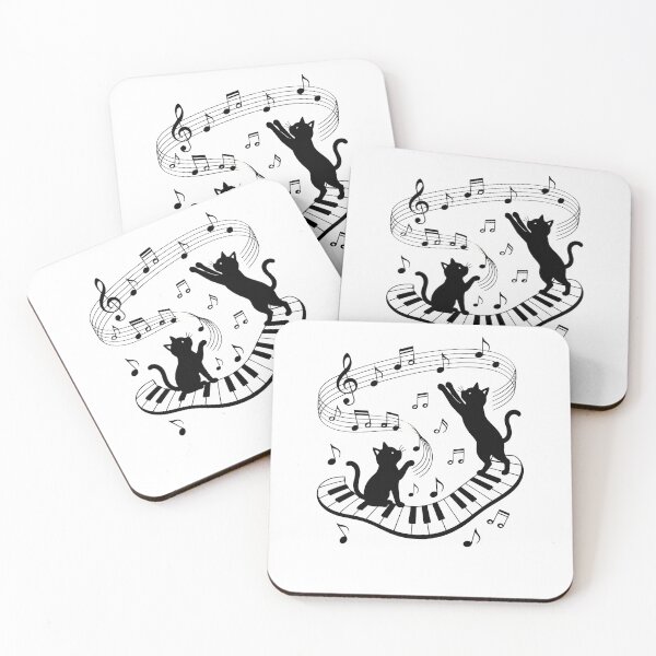 Item preview, Musical Cats Piano Keys designed and sold by Tanjaberto.