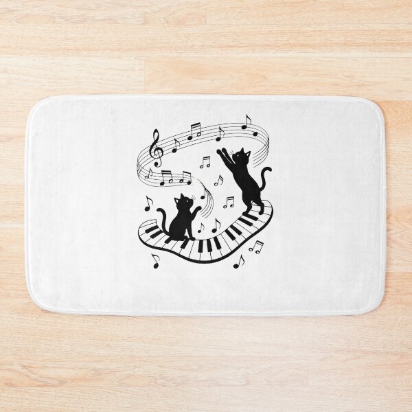 Item preview, Musical Cats Piano Keys designed and sold by Tanjaberto.