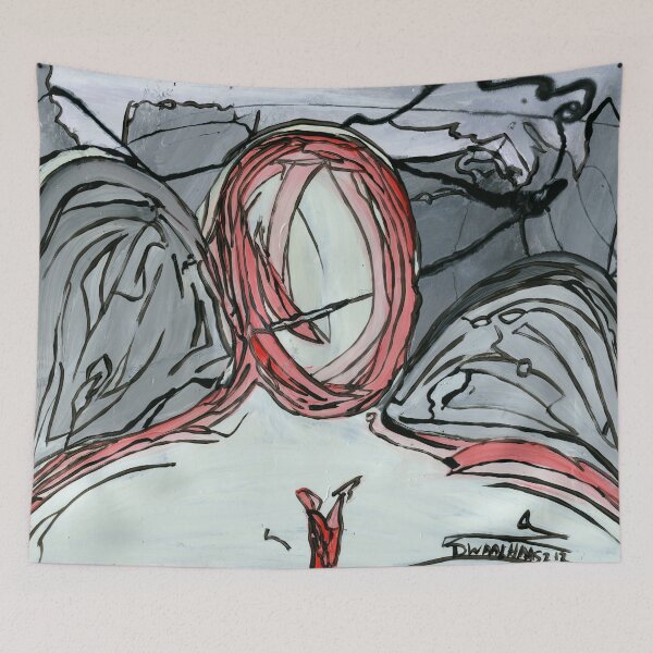 Item preview, Guardian Angel of the Void – Expressive Dutch Art from Dwaalhaas Eindhoven designed and sold by Dwaalhaas.com.