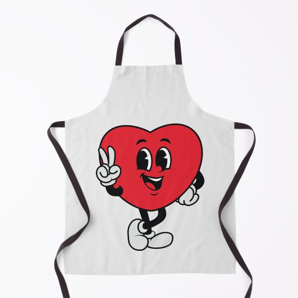 Item preview, Retro Heart Cartoon Character with Peace Sign. Cute Heart Vintage Comic Style. designed and sold by thailerd.