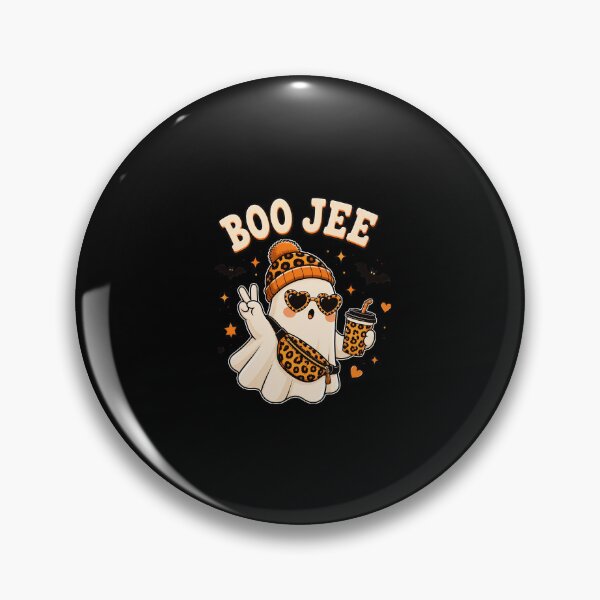 Item preview, Boo Jee Ghost Halloween Coffee Lover Leopard Print designed and sold by PaletteArc.