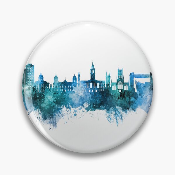 Item preview, Kingston upon Hull England Skyline designed and sold by ArtPrints.