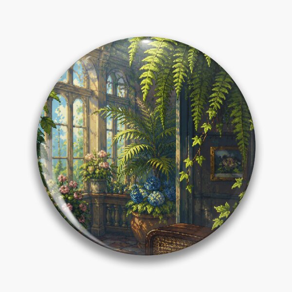 Item preview, Cozy Cafe Pixel Art: Botanical Brew Nook designed and sold by bapupa.