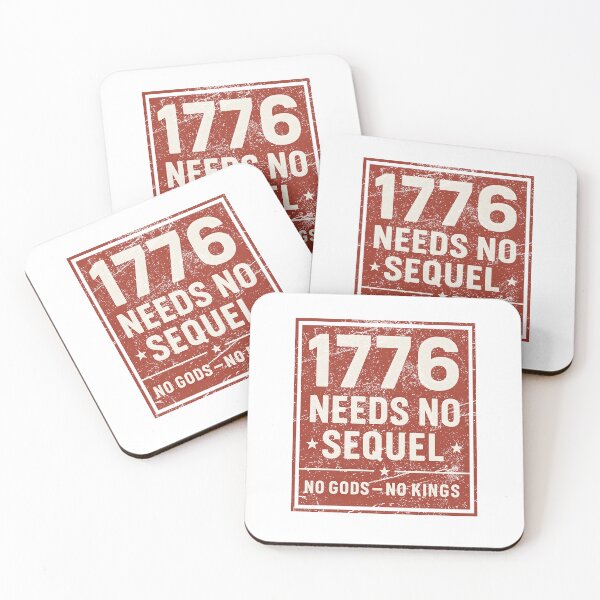Item preview, 1776 Needs No Sequel No Gods No Kings Patriotic American Vintage designed and sold by ZaDonShop.