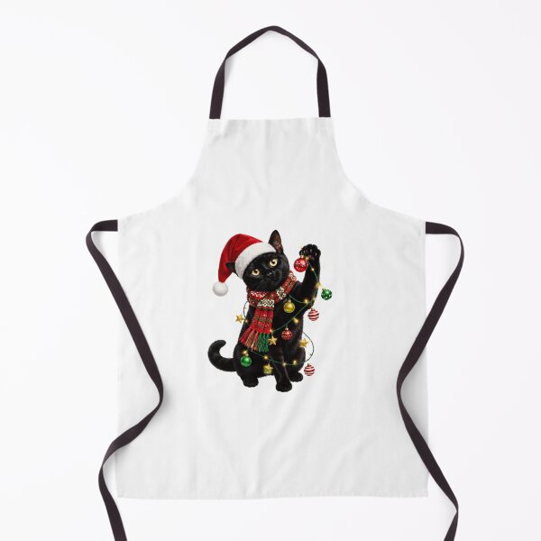 Item preview, Christmas Black Cat Holiday Cat designed and sold by Tanjaberto.