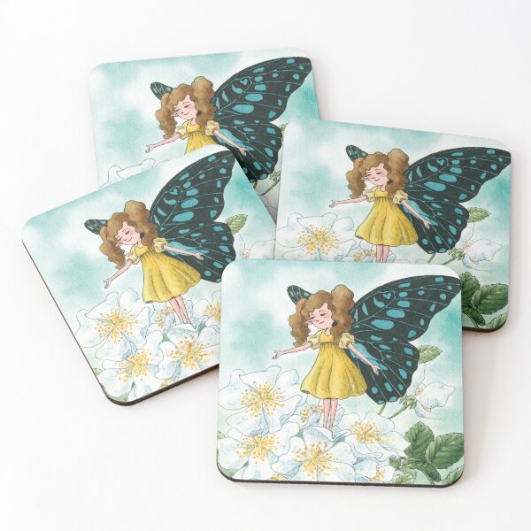 Item preview, October 27th birthday flower Multiflora Rose Fairy designed and sold by 366birthflower.