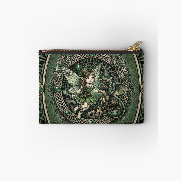 Item preview, Celtic Emerald Fairy & Dragon – Enchanted Fantasy. designed and sold by nicky2342.