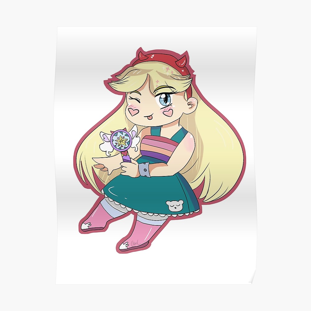Star Butterfly Star Vs The Forces Of Evil Sticker By Chlo Chan6 Redbubble
