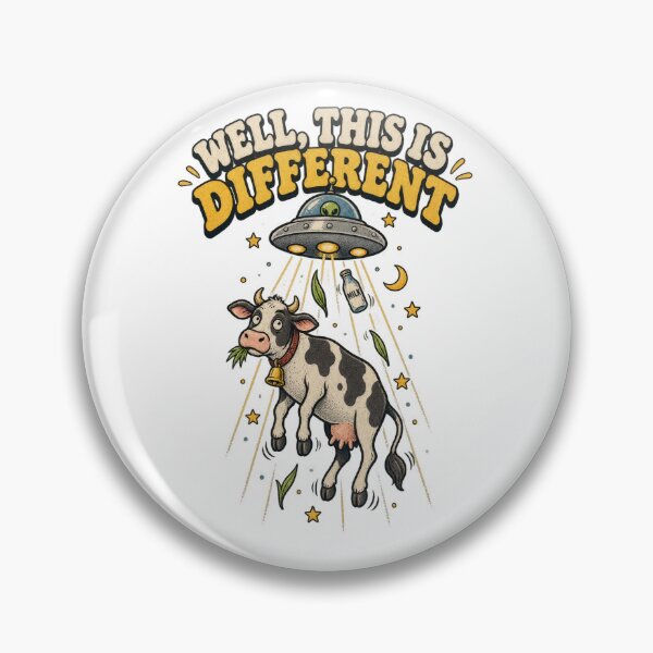 Item preview, Well This Is Different Alien Cow designed and sold by Trendy-Artistry.