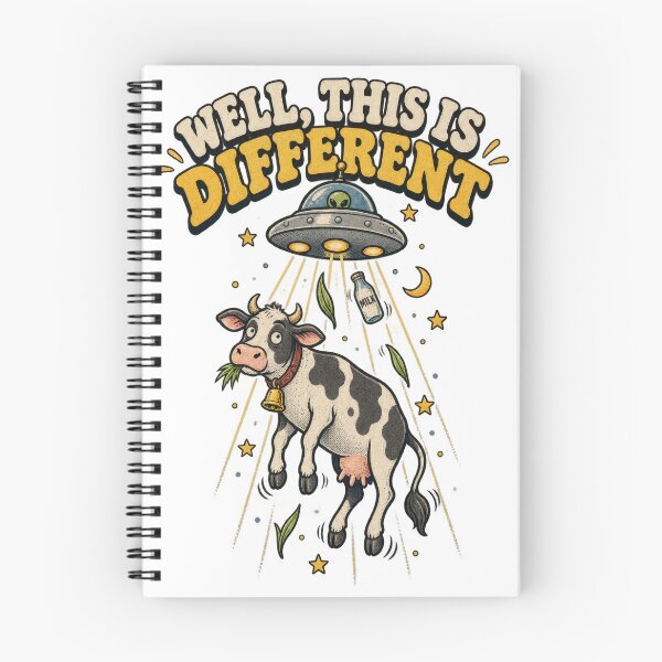 Item preview, Well This Is Different Alien Cow designed and sold by Trendy-Artistry.
