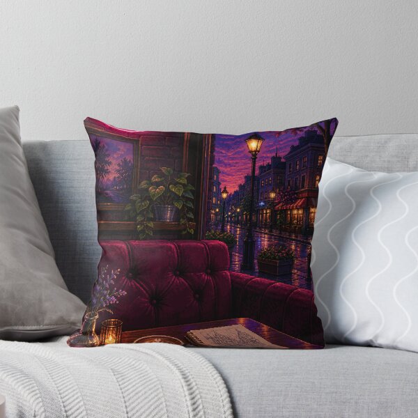 Item preview, Cozy Cafe Pixel Art: Neon Bistro Seat designed and sold by bapupa.