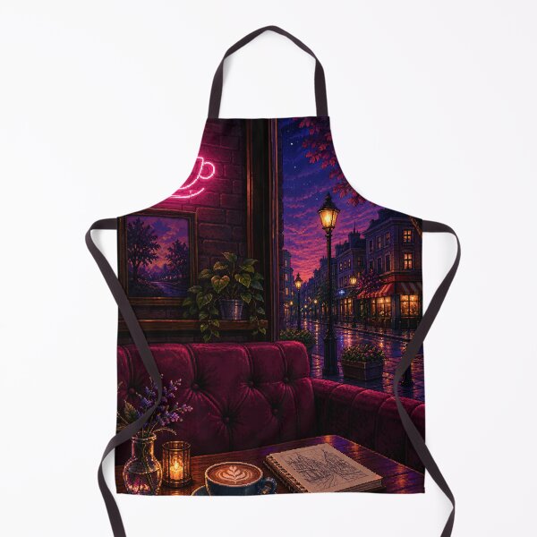 Item preview, Cozy Cafe Pixel Art: Neon Bistro Seat designed and sold by bapupa.