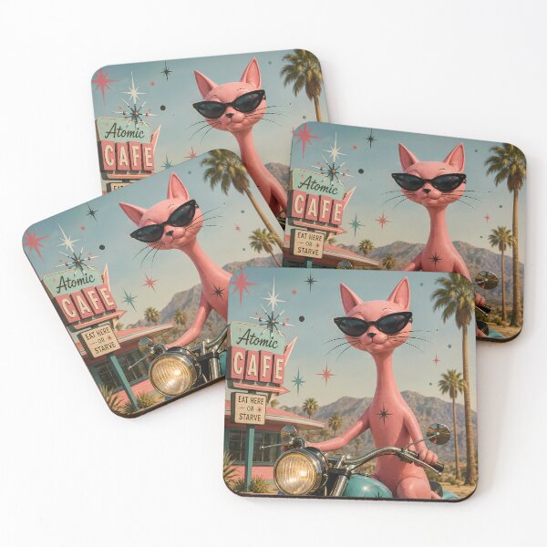 Item preview, Y2K Atomic Cat 14 designed and sold by MarkColeImaging.