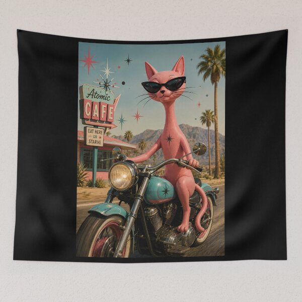Item preview, Y2K Atomic Cat 14 designed and sold by MarkColeImaging.
