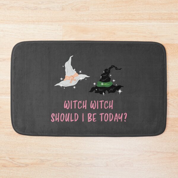 Item preview, Witch Witch Should I Be Today - Raspberry Pink and Mouse Grey designed and sold by Daniel Bevis Design.