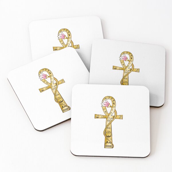 Item preview, Egyptian Ankh Cross with Eye of Horus & Lotus designed and sold by LittleHappiness by Kamollak .