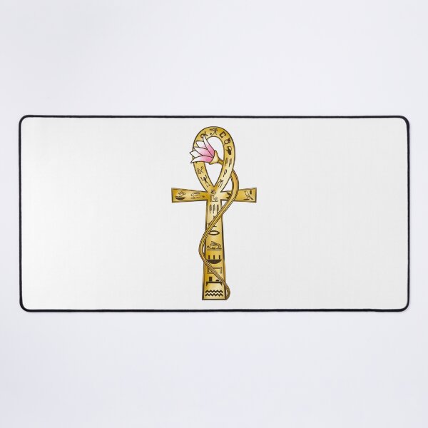 Item preview, Egyptian Ankh Cross with Eye of Horus & Lotus designed and sold by LittleHappiness by Kamollak .