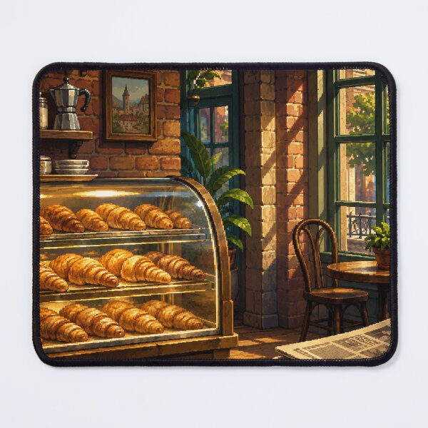 Item preview, Cozy Cafe Pixel Art: Pastel Bakery Corner designed and sold by bapupa.