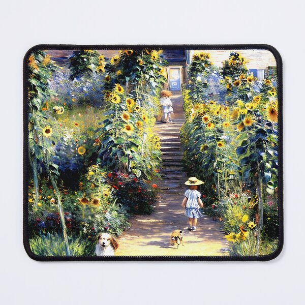 Item preview, The Artist’s Garden at Vétheuil designed and sold by artdesignsnow.