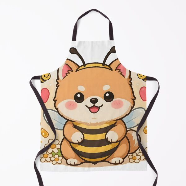Item preview, Cute Kawaii Pomeranian Dog Bee Costume Stickerอ designed and sold by ChibiPCStudio.