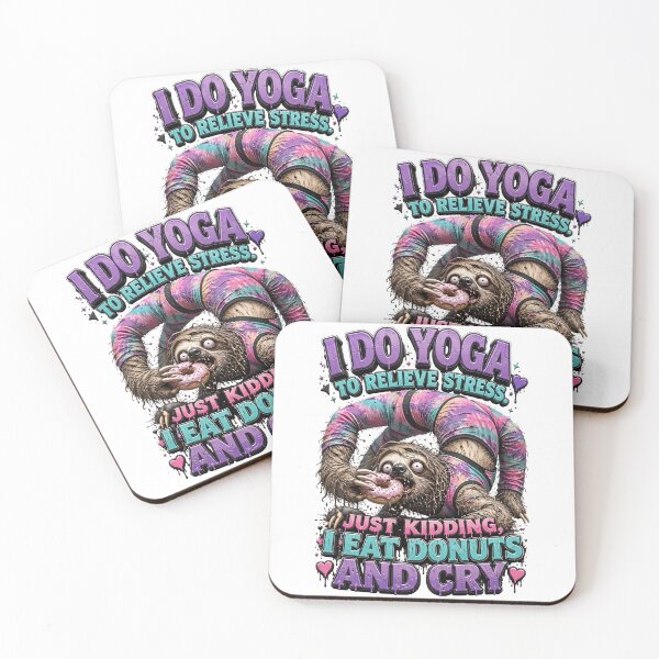 Item preview, I Do Yoga To Relieve Stress Just Kidding I Eat Donuts And Cry designed and sold by Sovereign Supply Co..