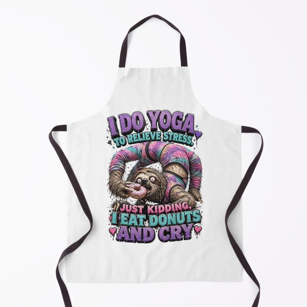 Item preview, I Do Yoga To Relieve Stress Just Kidding I Eat Donuts And Cry designed and sold by Sovereign Supply Co..