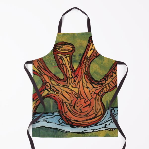 Item preview, Dry Sea Anemone & Terracotta Coral – Outsider Art by Dwaalhaas designed and sold by Dwaalhaas.com.