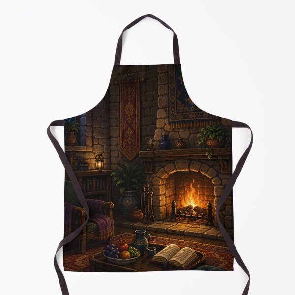 Item preview, Cozy Pixel Art: Amber Hearth designed and sold by bapupa.