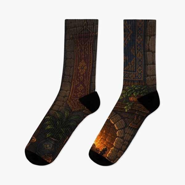 Item preview, Cozy Pixel Art: Amber Hearth designed and sold by bapupa.