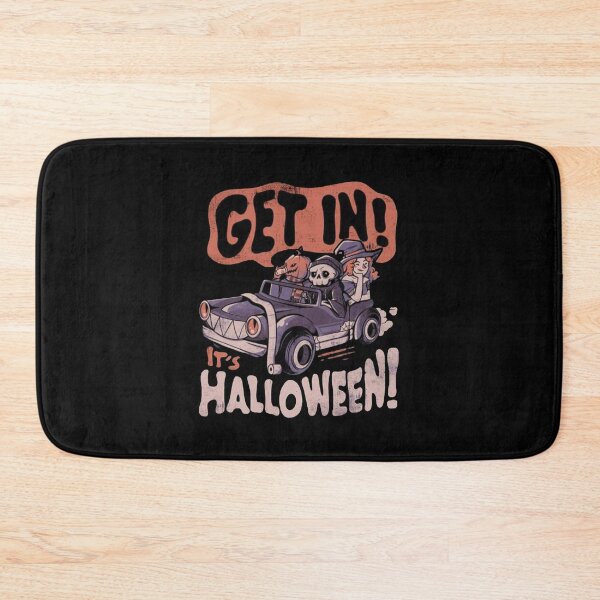 Item preview, Get In It's Halloween Spooky Skeleton Pumpkin Witch Car Ride designed and sold by Worldofrat.
