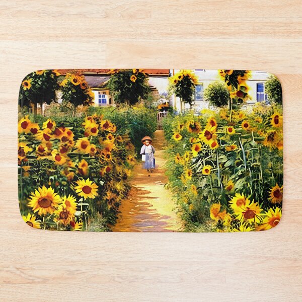 Item preview, The Artist’s Garden at Vétheuil: A Vibrant Impressionist Garden Scene designed and sold by artdesignsnow.
