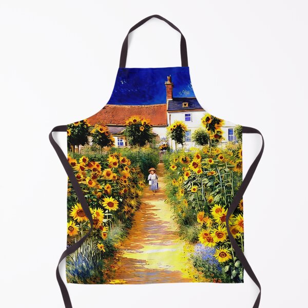 Item preview, The Artist’s Garden at Vétheuil: A Vibrant Impressionist Garden Scene designed and sold by artdesignsnow.