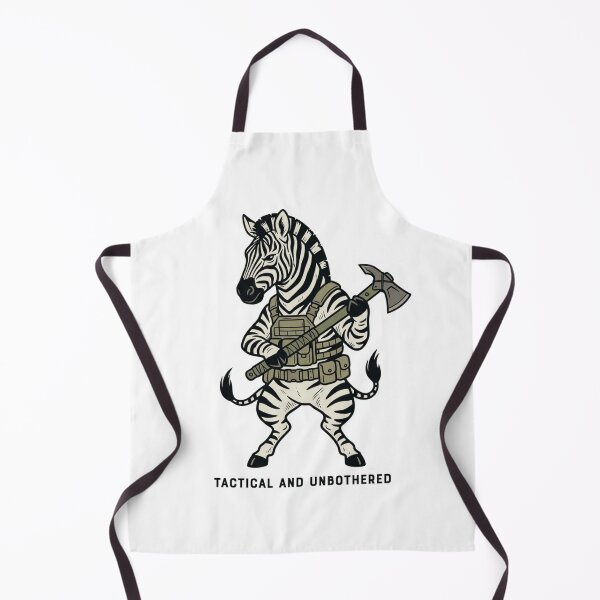 Item preview, Tactical Zebra Tactical And Unbothered Funny Safari Animal Tomahawk Axe Humor designed and sold by raedattia.